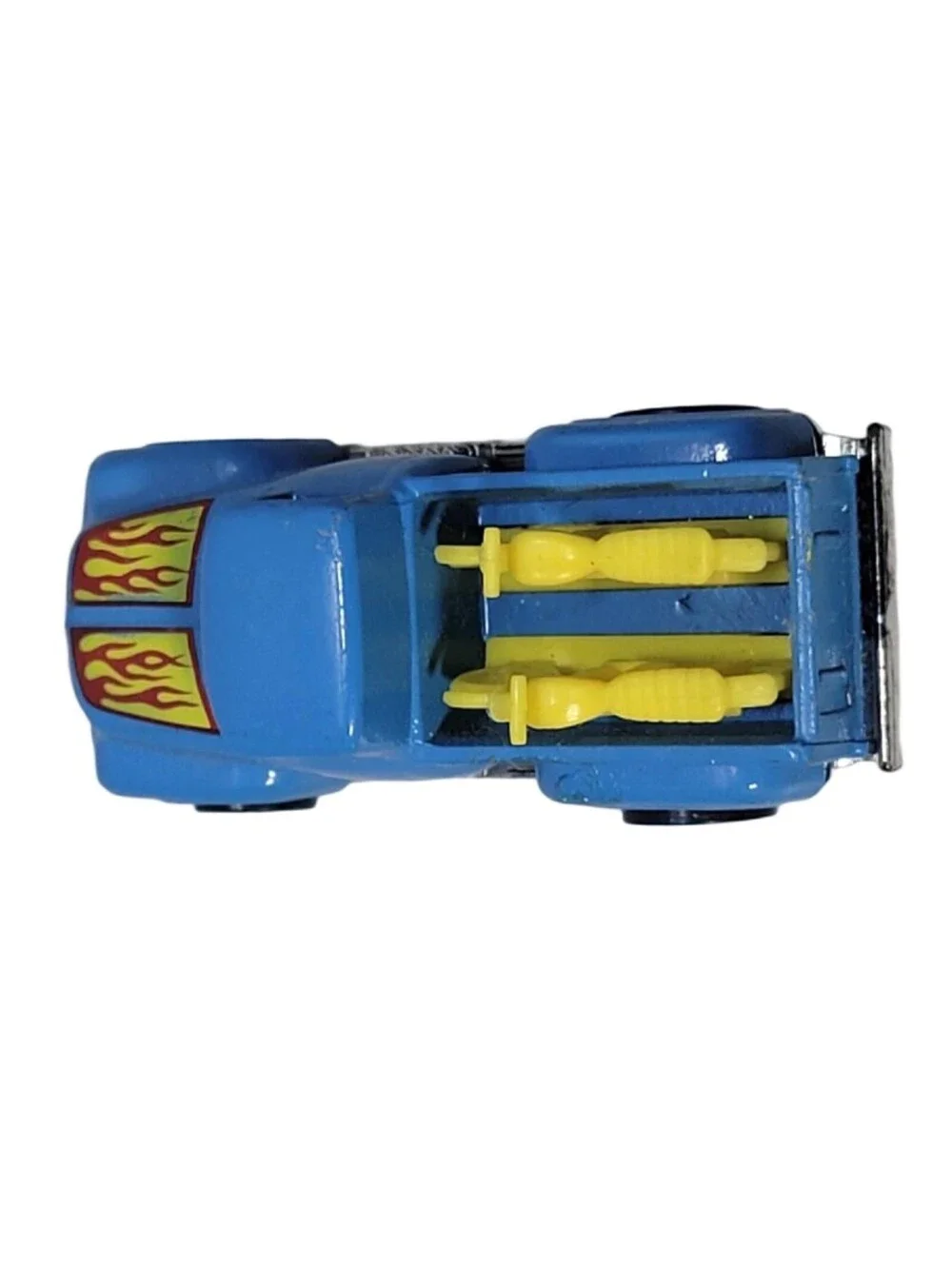 Hot Wheels Blackwall 1977 56’ Hi Tail Hauler Baby Blue Ford w Motorcycles